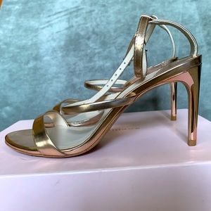 Sophia Webster Rosalind Mid Heel Sandal, Rose Gold, 38, 7, 7.5
